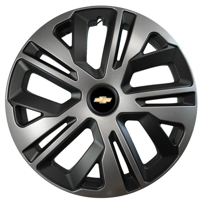 Set 4 capace roti 15 inchi (R15) compatibile CHEVROLET, Model Raven Grafit