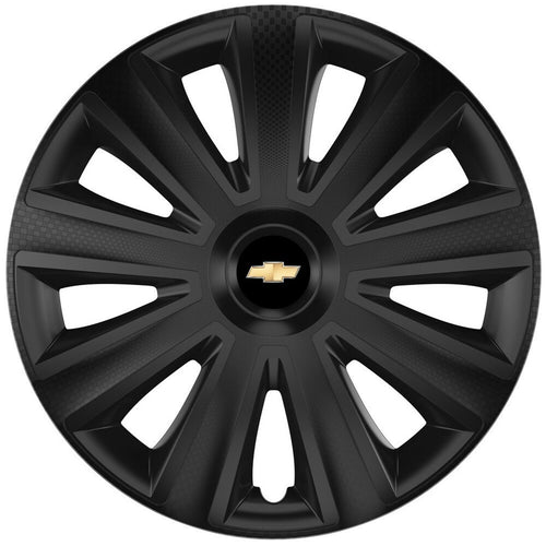 Set 4 capace roti 15 inchi (R15) compatibile CHEVROLET, Model Aviator Negru
