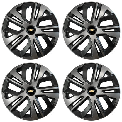 Set 4 capace roti 15 inchi (R15) compatibile CHEVROLET, Model Raven Grafit
