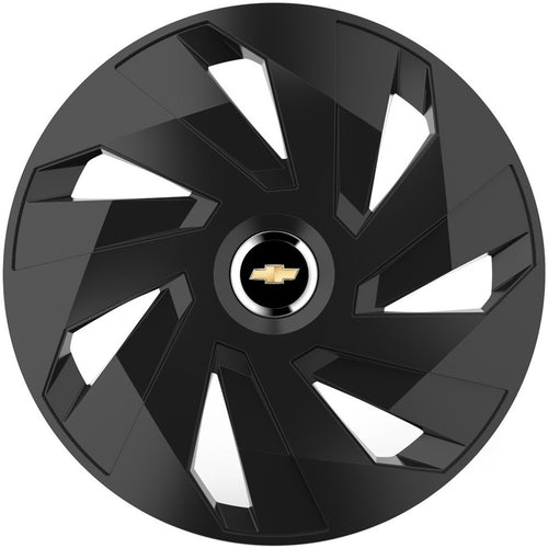 Set 4 capace roti 16 inchi (R16) compatibile CHEVROLET, Model Vector Negru