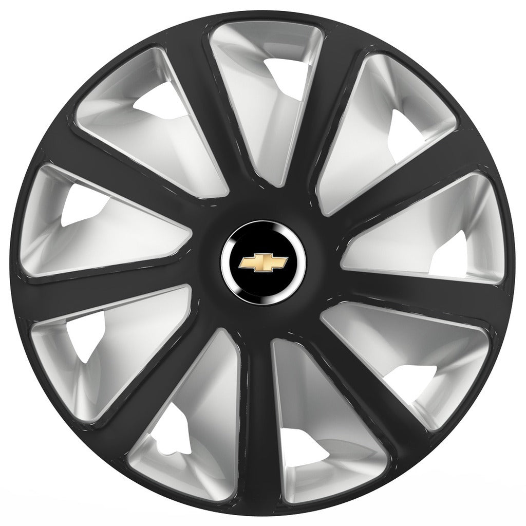 Set 4 capace roti 16 inchi (R16) compatibile CHEVROLET, Model Van Negru-Gri