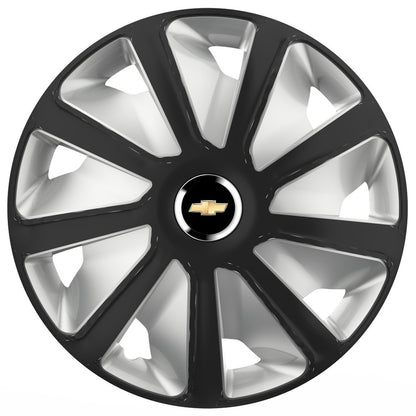 Set 4 capace roti 16 inchi (R16) compatibile CHEVROLET, Model Van Negru-Gri
