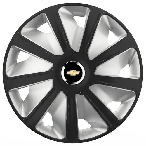 Set 4 capace roti 16 inchi (R16) compatibile CHEVROLET, Model Van Negru-Gri