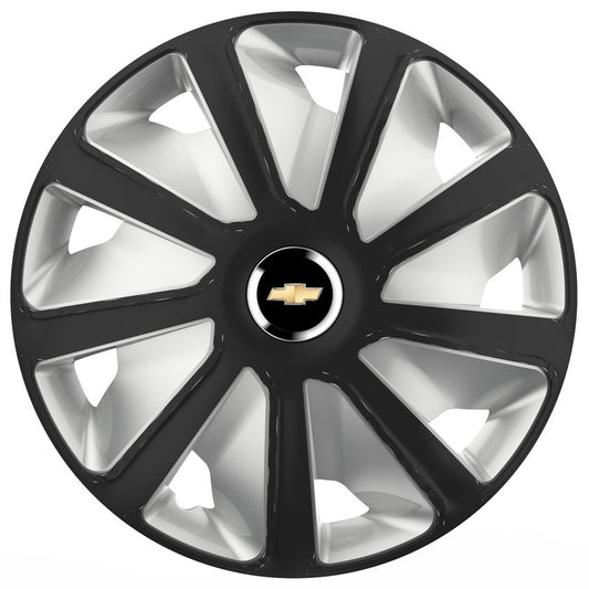 Set 4 capace roti 16 inchi (R16) compatibile CHEVROLET, Model Van Negru-Gri