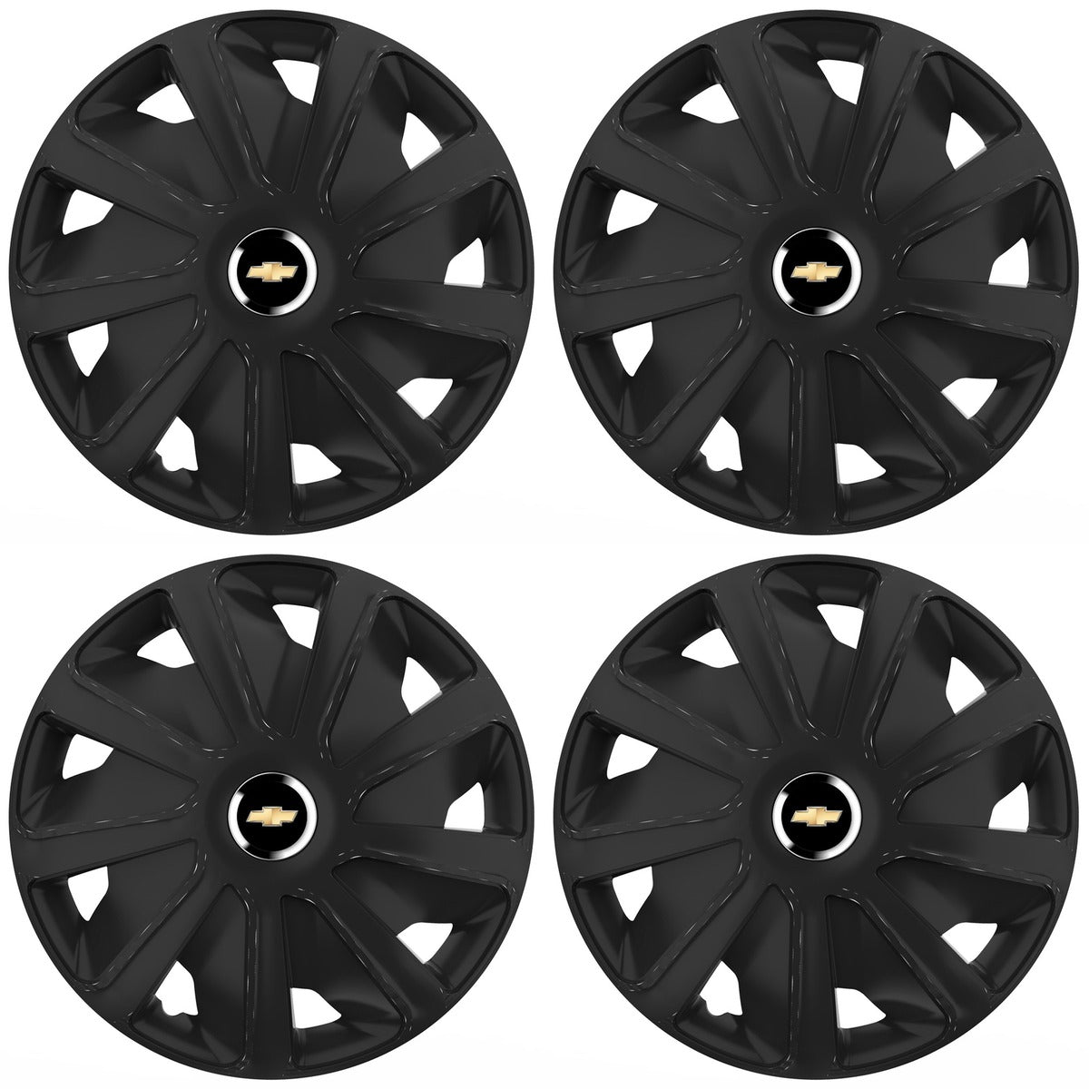 Set 4 capace roti 16 inchi (R16) compatibile CHEVROLET, Model Van Negru