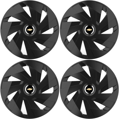 Set 4 capace roti 16 inchi (R16) compatibile CHEVROLET, Model Vector Negru