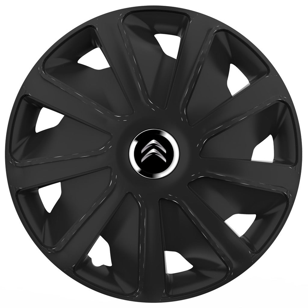 Set 4 capace roti 16 inchi (R16) compatibile CITROEN, Model Van Negru
