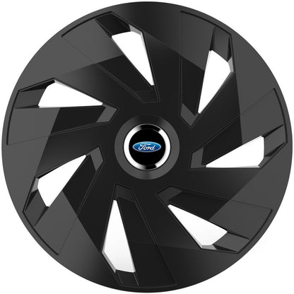 Set 4 capace roti 14 inchi (R14) compatibile FORD, Model Vector Negru