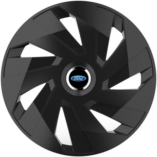 Set 4 capace roti 15 inchi (R15) compatibile FORD, Model Vector Negru