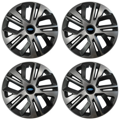 Set 4 capace roti 15 inchi (R15) compatibile FORD, Model Raven Grafit