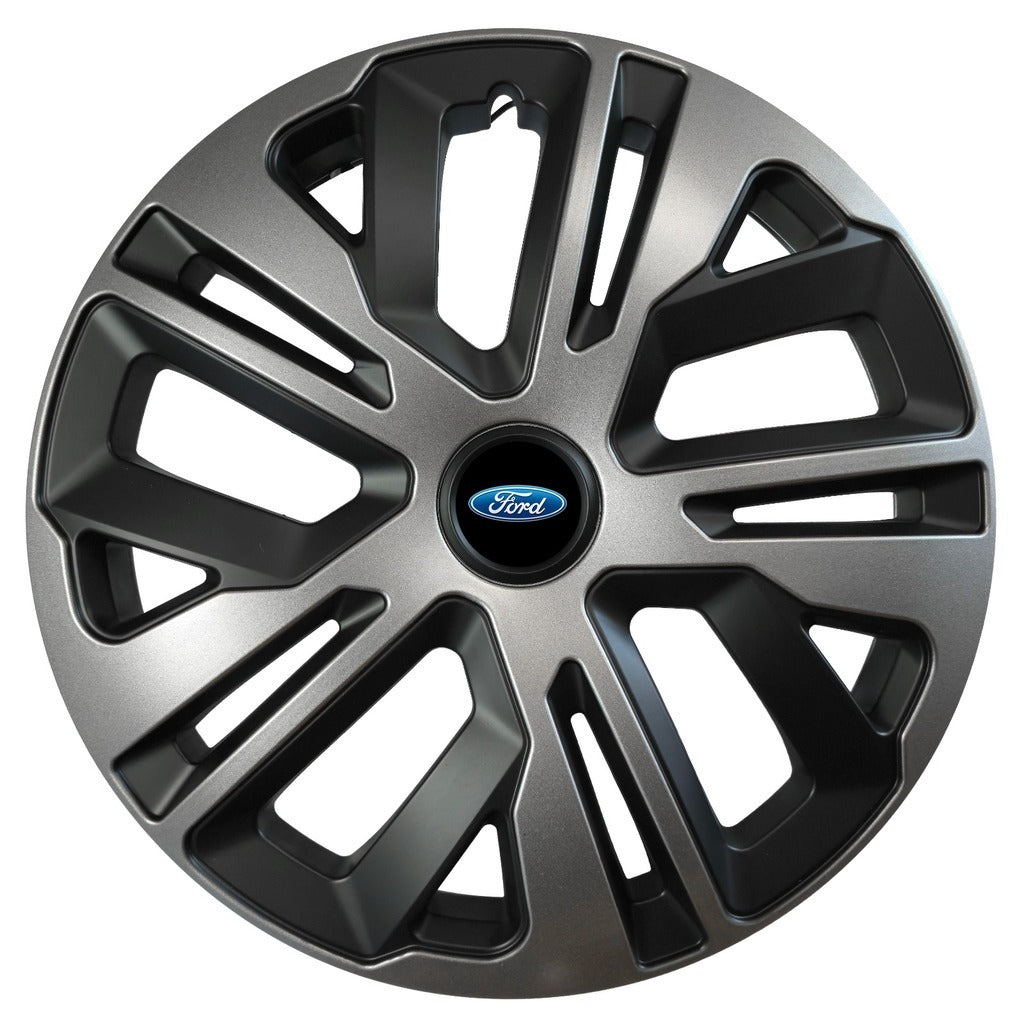 Set 4 capace roti 16 inchi (R16) compatibile FORD, Model Raven Grafit