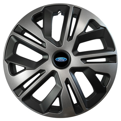 Set 4 capace roti 16 inchi (R16) compatibile FORD, Model Raven Grafit