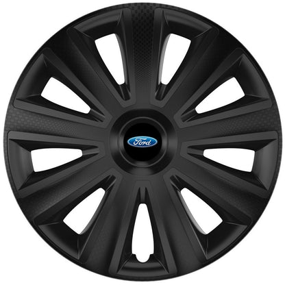 Set 4 capace roti 16 inchi (R16) compatibile FORD, Model Aviator Negru