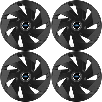 Set 4 capace roti 16 inchi (R16) compatibile FORD, Model Vector Negru