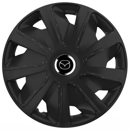 Set 4 capace roti 16 inchi (R16) compatibile MAZDA, Model Van Negru