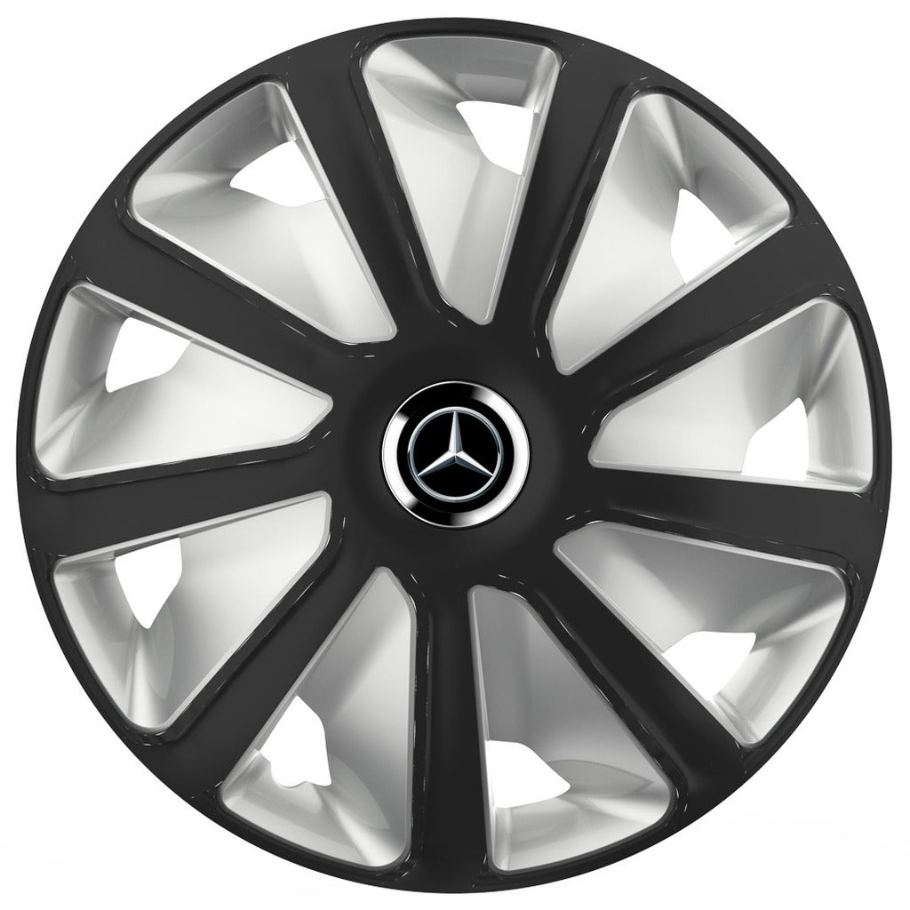 Set 4 capace roti 16 inchi (R16) compatibile MERCEDES, Model Van Negru-Gri