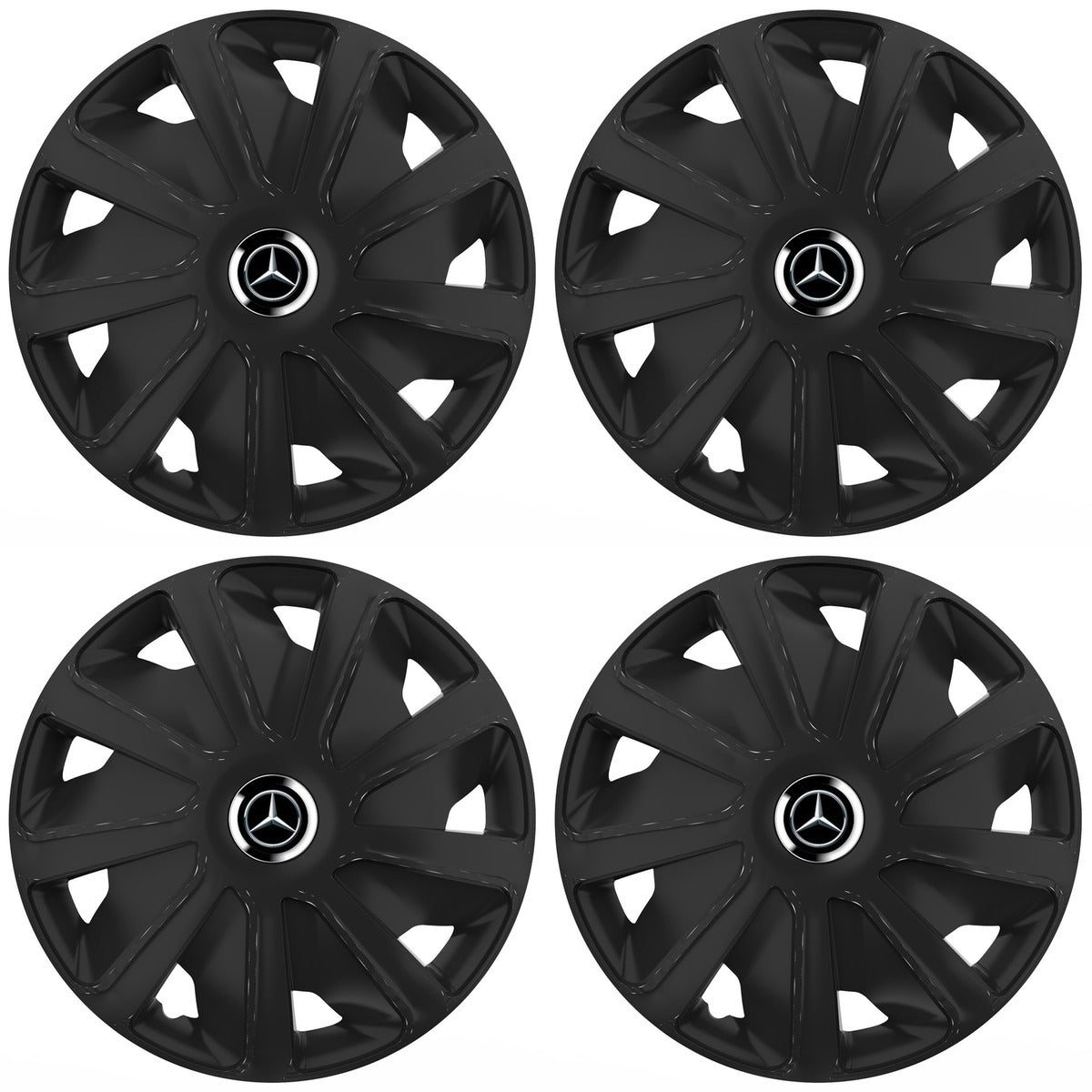 Set 4 capace roti 16 inchi (R16) compatibile MERCEDES, Model Van Negru
