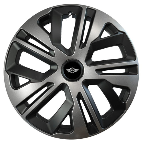 Set 4 capace roti 16 inchi (R16) compatibile MINI, Model Raven Grafit