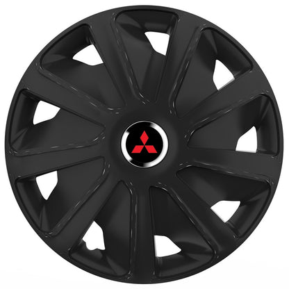 Set 4 capace roti 16 inchi (R16) compatibile MITSUBISHI, Model Van Negru