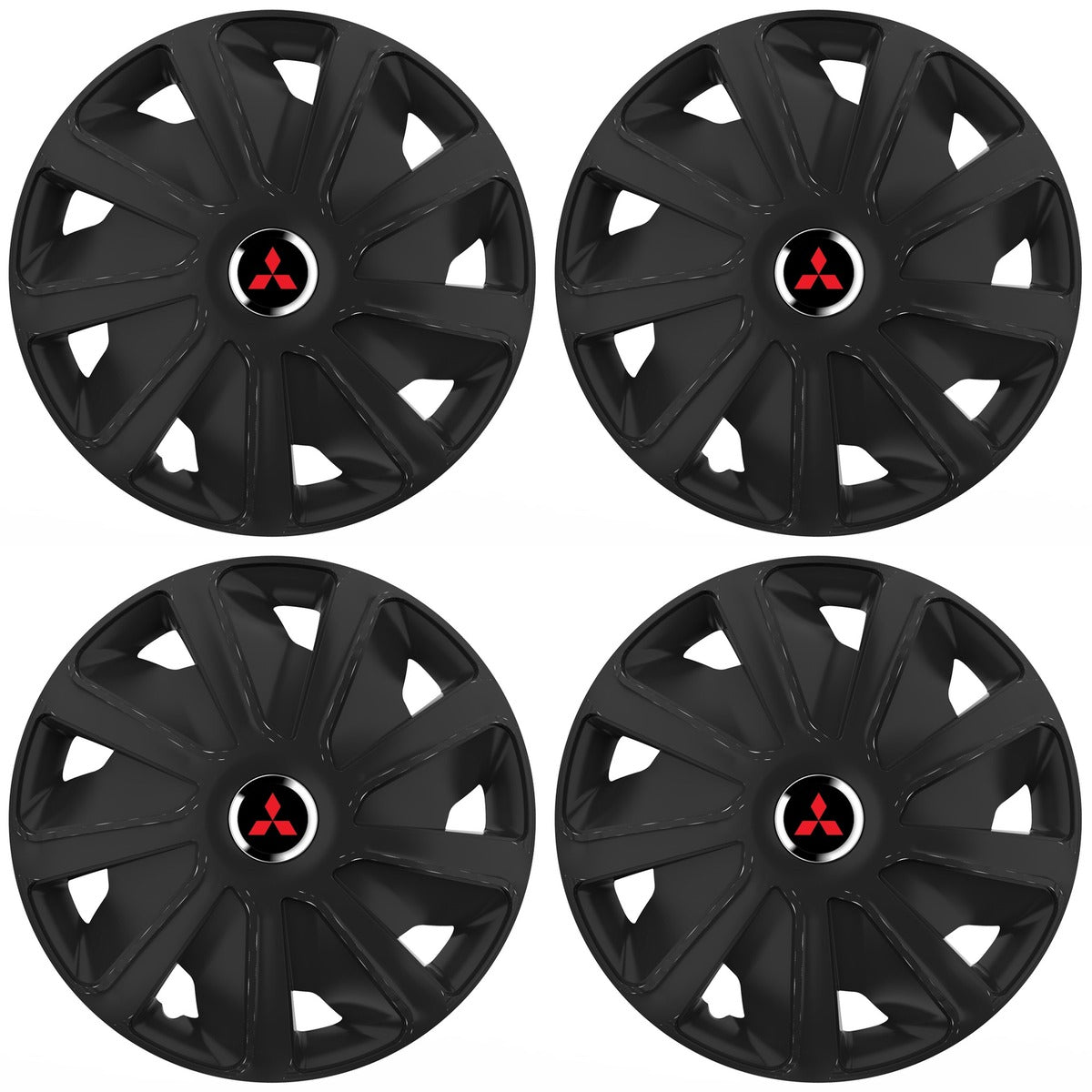 Set 4 capace roti 16 inchi (R16) compatibile MITSUBISHI, Model Van Negru
