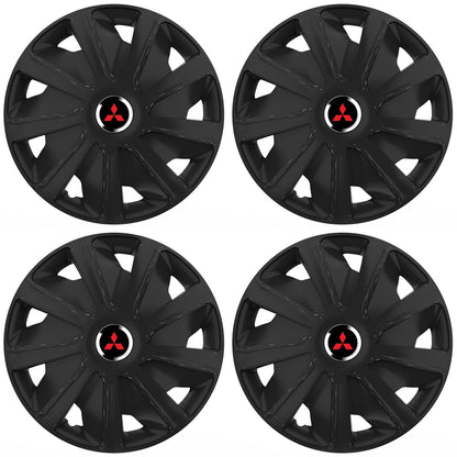 Set 4 capace roti 16 inchi (R16) compatibile MITSUBISHI, Model Van Negru
