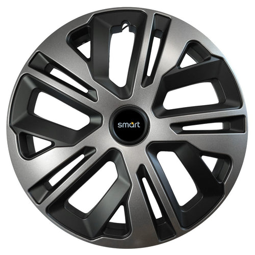 Set 4 capace roti 14 inchi (R14) compatibile SMART, Model Raven Grafit