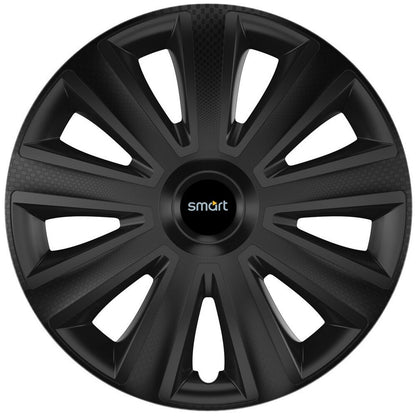 Set 4 capace roti 16 inchi (R16) compatibile SMART, Model Aviator Negru