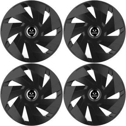 Set 4 capace roti 15 inchi (R15) compatibile SSANGYONG, Model Vector Negru