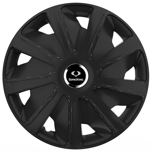 Set 4 capace roti 16 inchi (R16) compatibile SSANGYONG, Model Van Negru
