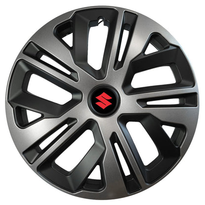 Set 4 capace roti 16 inchi (R16) compatibile SUZUKI, Model Raven Grafit