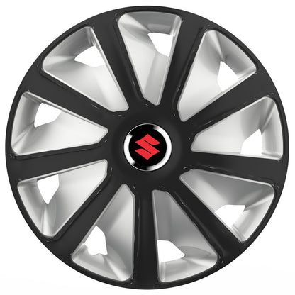 Set 4 capace roti 16 inchi (R16) compatibile SUZUKI, Model Van Negru-Gri
