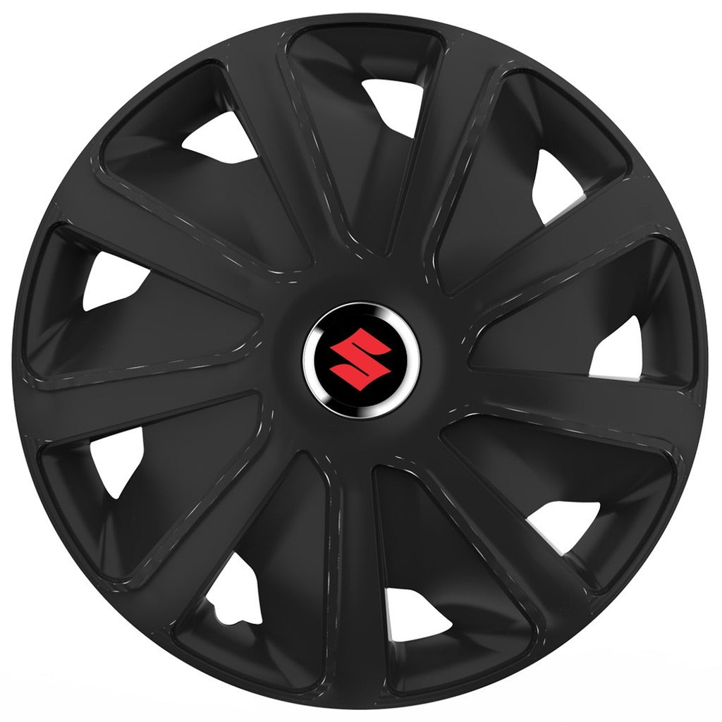 Set 4 capace roti 16 inchi (R16) compatibile SUZUKI, Model Van Negru