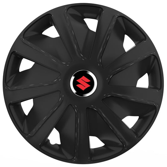 Set 4 capace roti 16 inchi (R16) compatibile SUZUKI, Model Van Negru