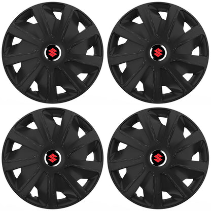 Set 4 capace roti 16 inchi (R16) compatibile SUZUKI, Model Van Negru