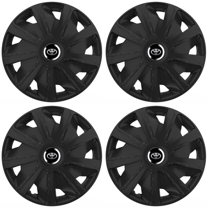 Set 4 capace roti 16 inchi (R16) compatibile TOYOTA, Model Van Negru