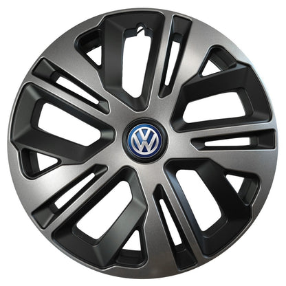 Set 4 capace roti 15 inchi (R15) compatibile VOLKSWAGEN, Model Raven Grafit