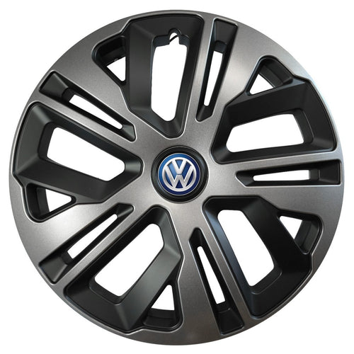 Set 4 capace roti 16 inchi (R16) compatibile VOLKSWAGEN, Model Raven Grafit