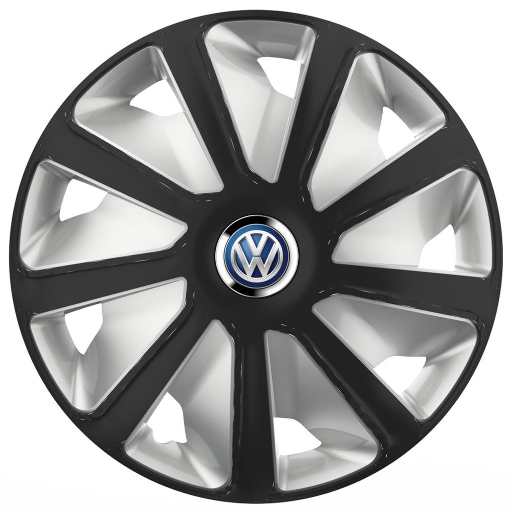 Set 4 capace roti 16 inchi (R16) compatibile VOLKSWAGEN, Model Van Negru-Gri