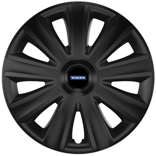 Set 4 capace roti 14 inchi (R14) compatibile VOLVO, Model Aviator Negru