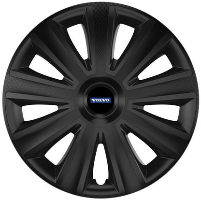 Set 4 capace roti 16 inchi (R16) compatibile VOLVO, Model Aviator Negru