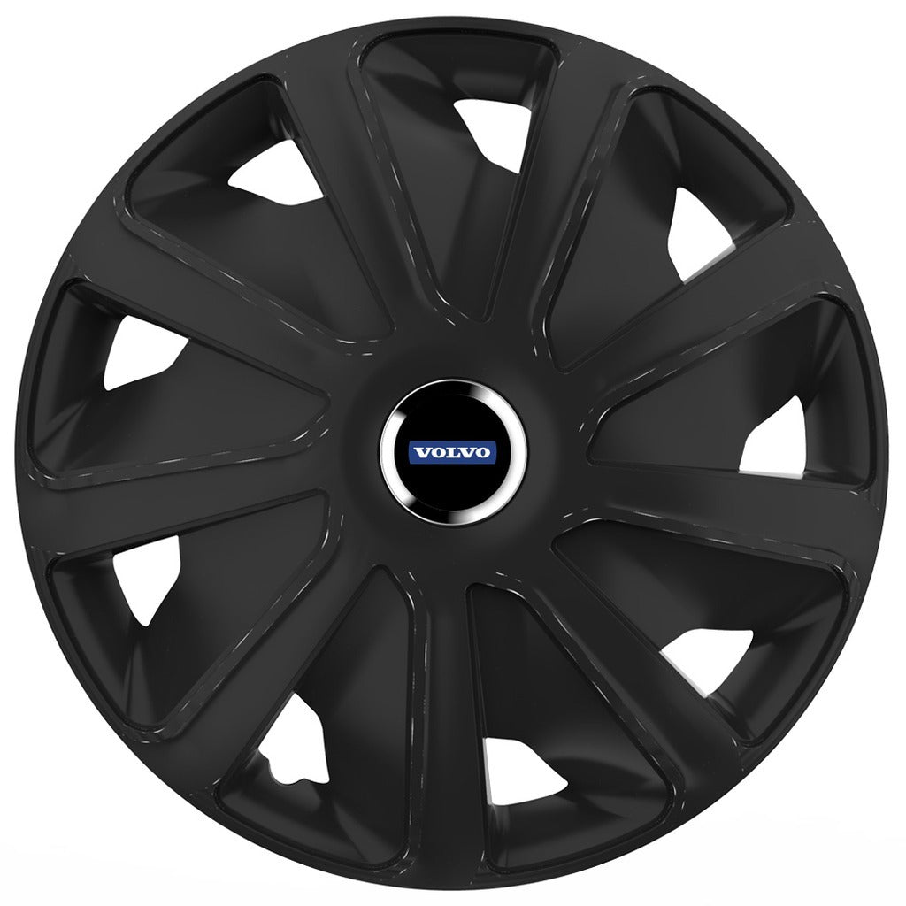 Set 4 capace roti 16 inchi (R16) compatibile VOLVO, Model Van Negru