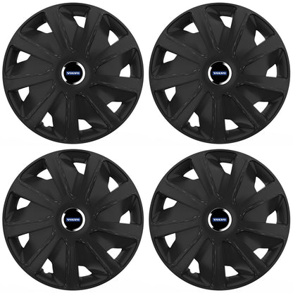 Set 4 capace roti 16 inchi (R16) compatibile VOLVO, Model Van Negru