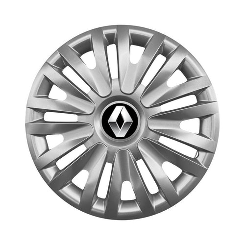 Set 4 capace roti 16 inchi (R16) compatibile RENAULT Megane, Clio, Talisman, Espace, Kangoo, Laguna, Fluence, Captur, Scenic, Trafic, Twingo, Model - 412