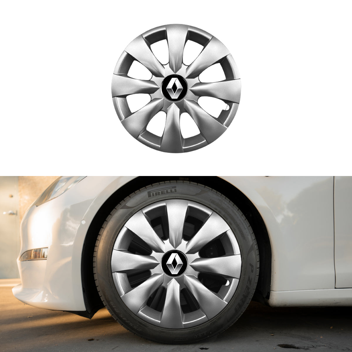 Set 4 capace roti potrivite jantelor de 15 inch compatibile RENAULT Megane,Clio.Talisman,Espace,Kangoo,Laguna,Fluence,Captur,Scenic,Trafic,Twingo,Model-316