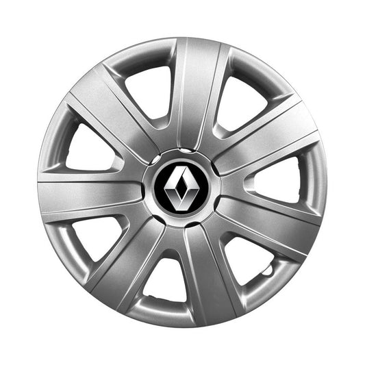 Set 4 capace roti 16 inchi (R16) compatibile RENAULT Megane, Clio, Talisman, Espace, Kangoo, Laguna, Fluence, Captur, Scenic, Trafic, Twingo, Model - 415