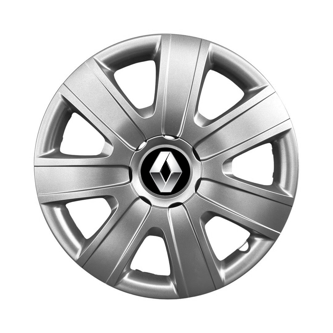 Set 4 capace roti 15 inchi (R15) compatibile RENAULT Megane, Clio, Talisman, Espace, Kangoo, Laguna, Fluence, Captur, Scenic, Trafic, Twingo, Model - 325
