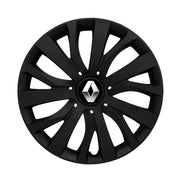 Set 4 capace roti potrivite jantelor de 16 inch compatibile RENAULT, Model - 432 Black Edition