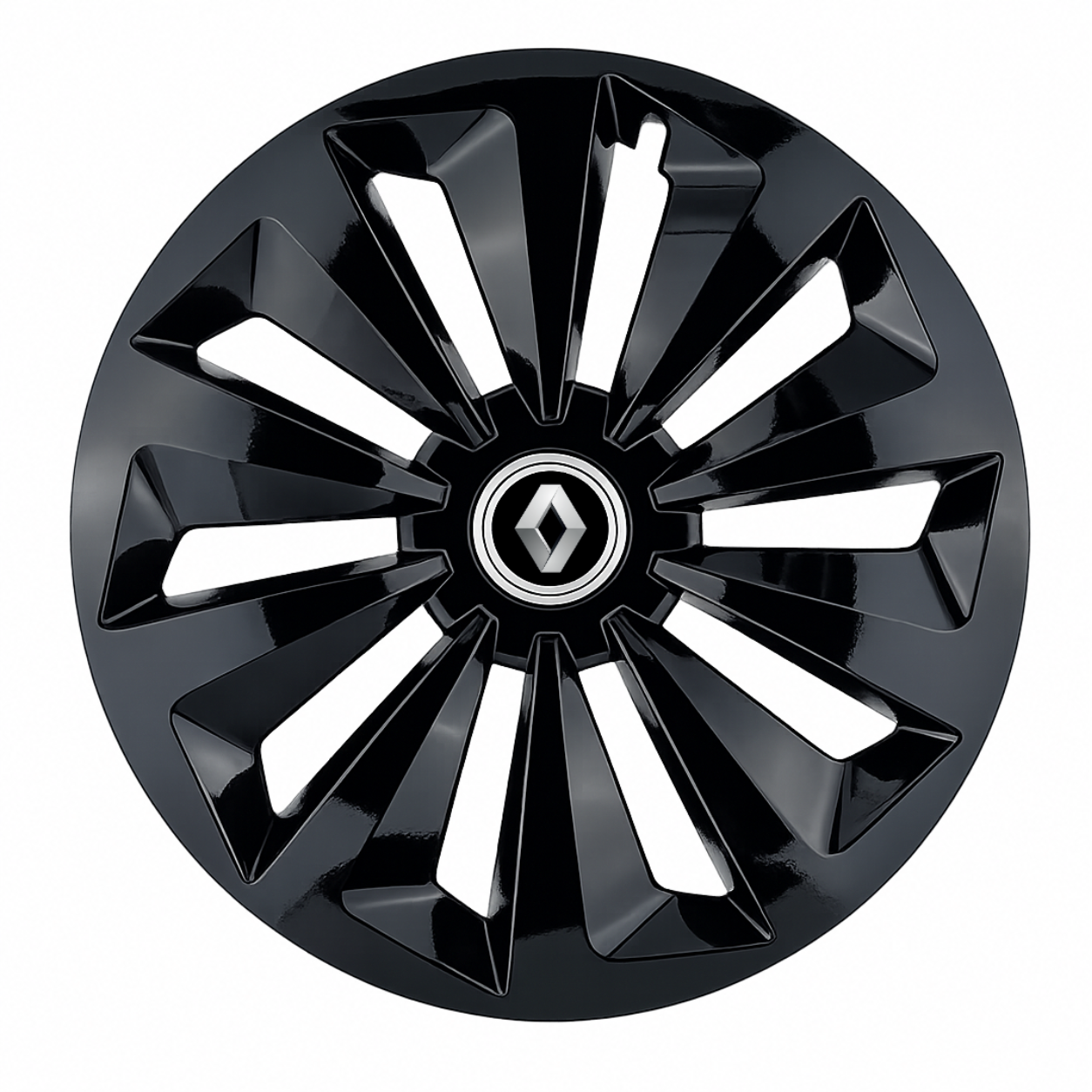 Set 4 capace roti Fox negru R16 Compatibil Cu Renault