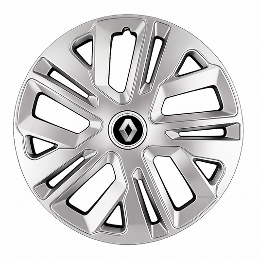 Set 4 Capace Roti 14 inchi (R14) Raven Gri Compatibile Cu Renault,