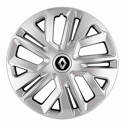 Set 4 Capace Roti 15 inchi (R15) Raven Gri Compatibile Cu Renault